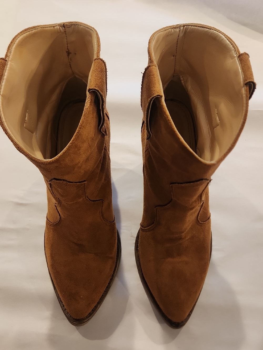 Women’s Suede Ankle Boots in Brown - Picture 6 of 8
